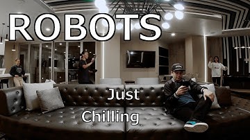 Robots just chilling in a lounge | Keumsae - Morgane - Yuna - Dr. Robotmik
