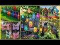 Waste to Wow♻️Stunning Garden Decoration Idea Using Old Bottle&Tire Creative Garden Makeover Budget🌼