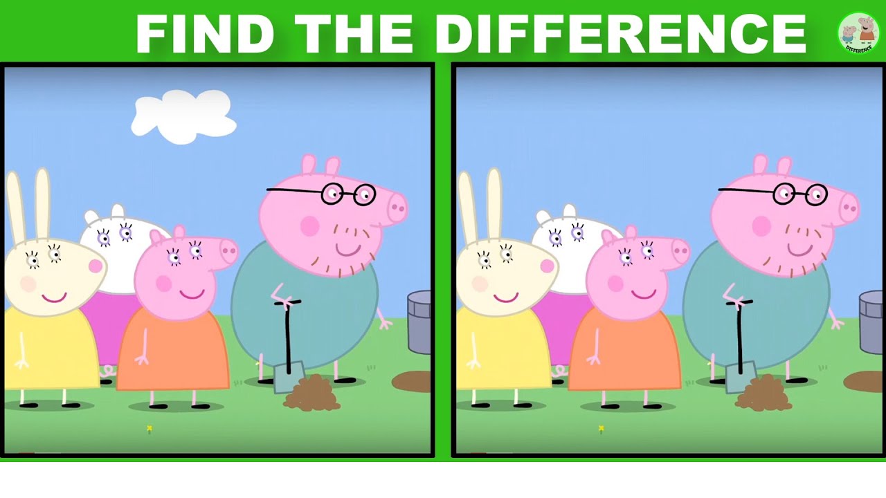 Peppa Pig Spot The Difference