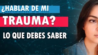 HABLAR DEL TRAUMA: LO QUE DEBES SABER | Trastorno de Identidad Disociativo