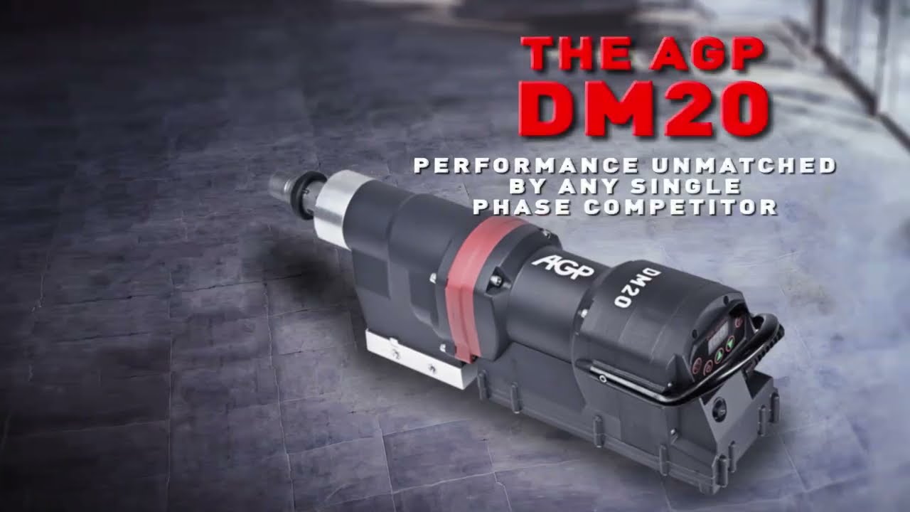 AGP【DM20 High-Frequency Brushless Diamond Core Drilling Motor】Features