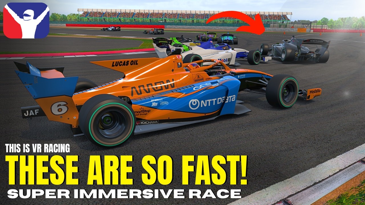 REAL IMMERSIVE Battles in VR! Super Formula Fixed at Silverstone