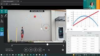 Investigating Projectile Motion with Vernier Video Analysis screenshot 2
