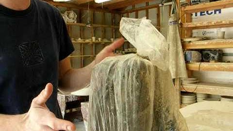 How to salvage hard, unusable clay and made it soft and 