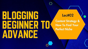 Content Strategy & How To Find Your Perfect Niche| Class 02