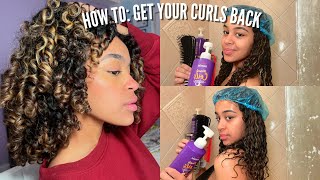 how to get your curls back! (tips+tricks, advice, etc.)