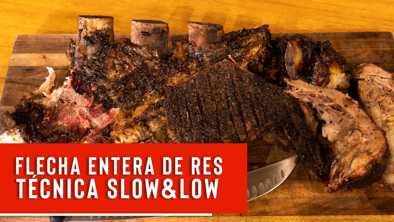 Flecha entera en Big Green Egg