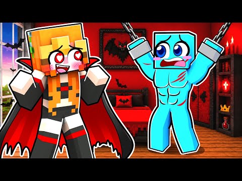 Una VAMPIRESA me SECUESTRO en Minecraft