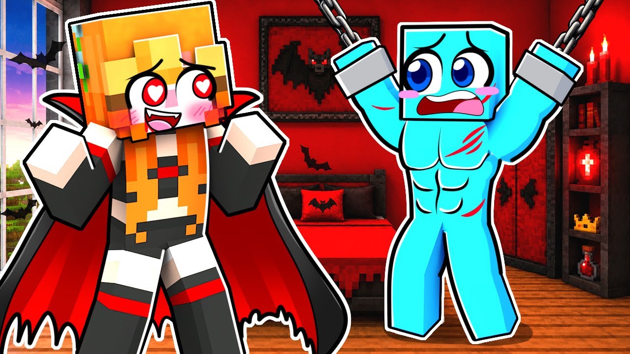 Una VAMPIRESA me SECUESTRO en Minecraft