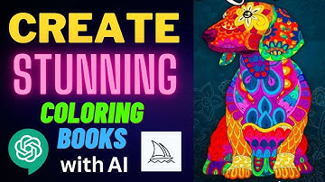 Create Coloring Books Using ChatGPT and Midjourney | Design and Sell Coloring Books on Amazon KDP