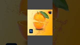 Orange slice Effect in Photoshop🍊 #ytshorts #shortvideo