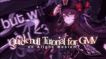 "Null tutorial for your Game Music Video !" (Quick Tutorial)