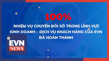 100% NHIỆM VỤ CHUYỂN ĐỔI SỐ TRONG LĨNH VỰC KINH DOANH – DỊCH VỤ KHÁCH HÀNG CỦA EVN ĐÃ HOÀN THÀNH