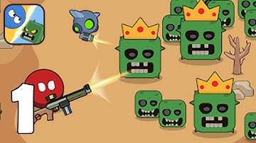 Ball Defense: Zombie Attack - Part 1 Countryballs Zombie Attack - Gameplay Walkthrough(iOS, Android)