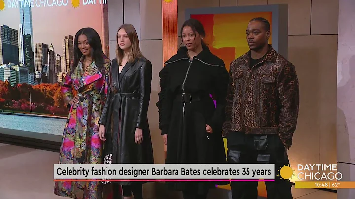 Celebrity fashion designer Barbara Bates celebrate...