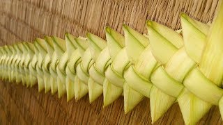 Coconut tree leaf making stick 2