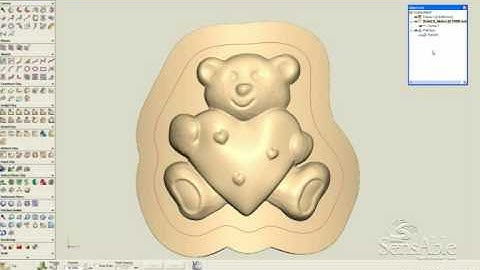 CAD integration with organic haptic design