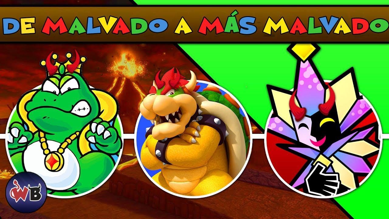 Villanos de Mario: ¡de Buenos a Malvados!