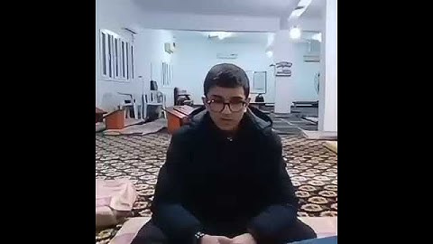 تلاوة طيبة للطالب محمد العلوني رحمه الله، الذي وافته المنية في الفترة الماضية بمدينة الخمس