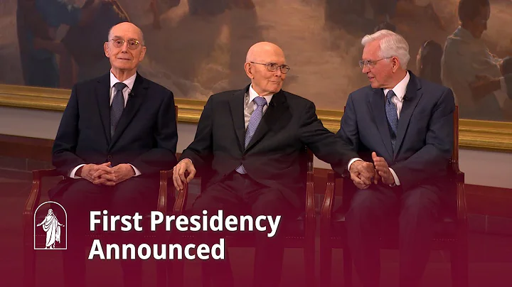 A New First Presidency of The Church of Jesus Christ of Latter-day Saints