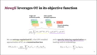 integration of paired multi-omics data with Mowgli – scverse community meeting