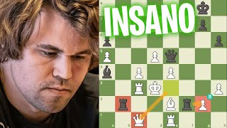 Magnus Carlsen faz SACRIFÍCIO INSANO de Torre! Champions Chess Tour 2024