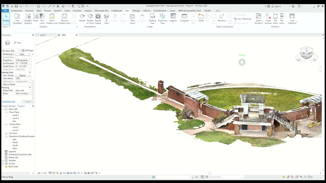 Sylvan Theatre REVIT Point Cloud