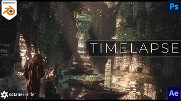 OCTANE BLENDER - CONCEPT ART TIMELAPSE