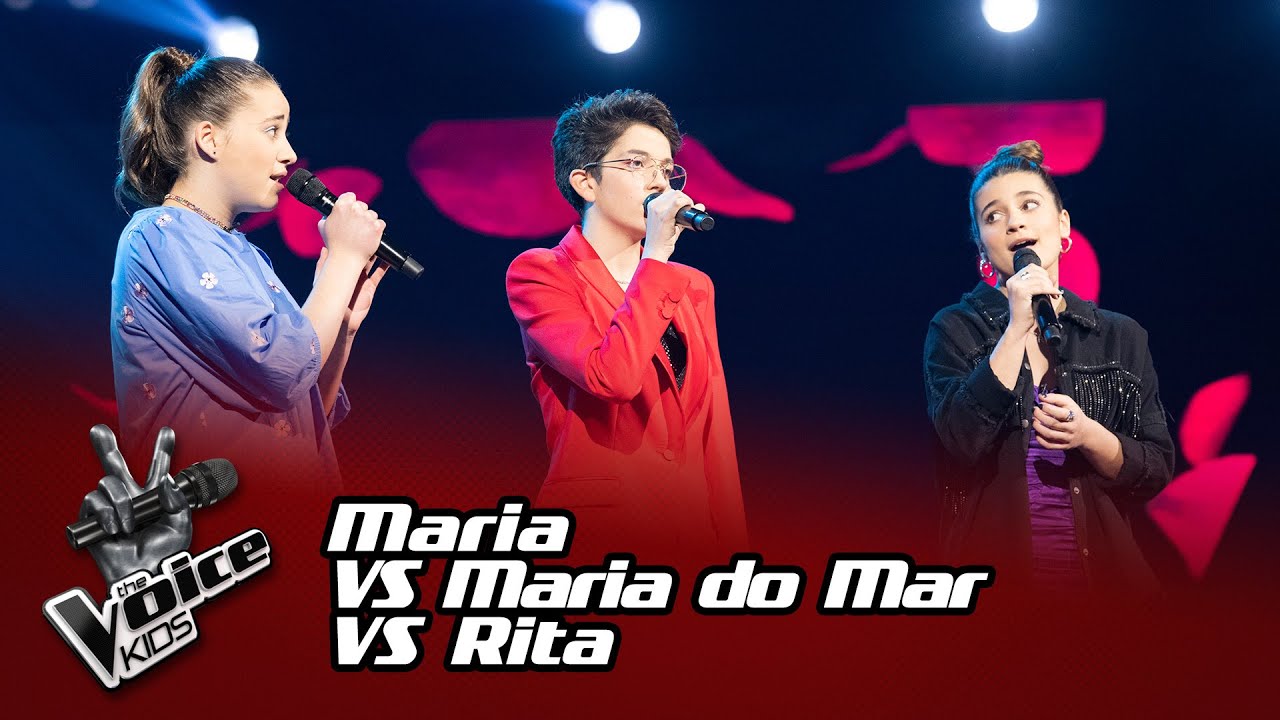 Maria Lunet VS Maria do Mar Machado VS Rita Serrano | Batalha | The Voice Kids