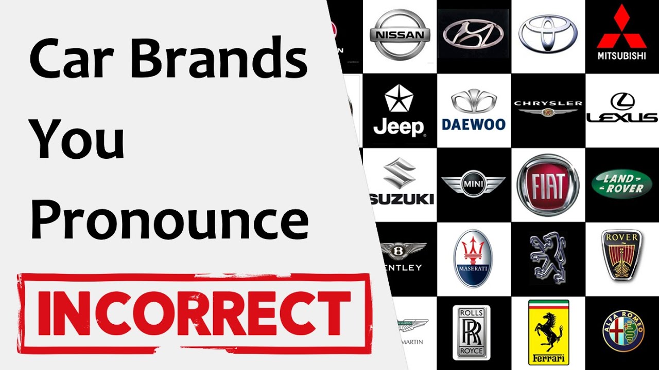 Car Brand Names you Pronounce INCORRECTLY | How to Pronounce Car Brands ...