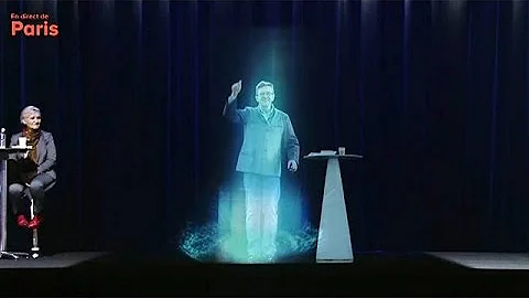 Hologram technology gives a modern twist to French elections - DayDayNews