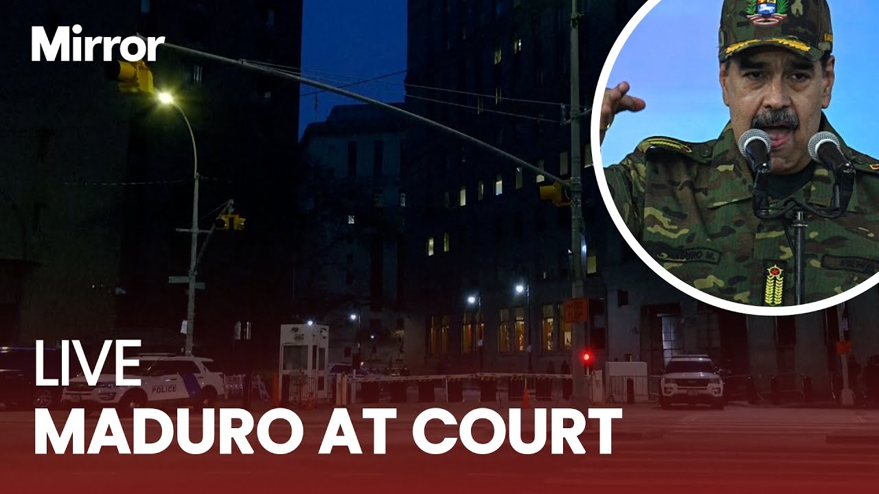 LIVE: Maduro expected at court for first time after capture by Trump's forces