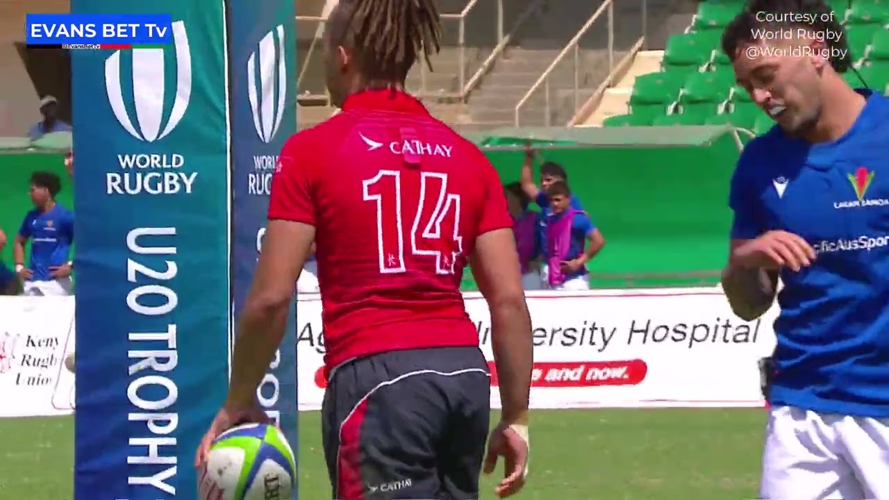 HIGHLIGHTS Samoa vs Hong Kong China World Rugby U20 Trophy 2023 (Nairobi) 