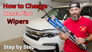 How to replace Windshield wipers on a 2022 Honda pilot