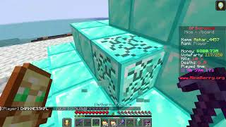 Playing on my local server mc.mineberry