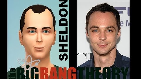 Bazinga! Celebrity SHELDON COOPER from The Big Bang Theory in The Sims 4 Demo Create a Sim