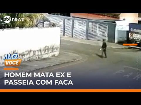 Video homem-mata-ex-namorada-por-ciumes-e-desfila-com-faca-usada-no-crime-alo-voce