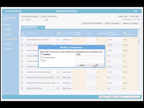 Creme Nutrition - Online Dietary Intake Analysis Tool