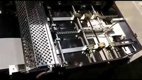 Automatic setup box making line video Clip(LS-430)