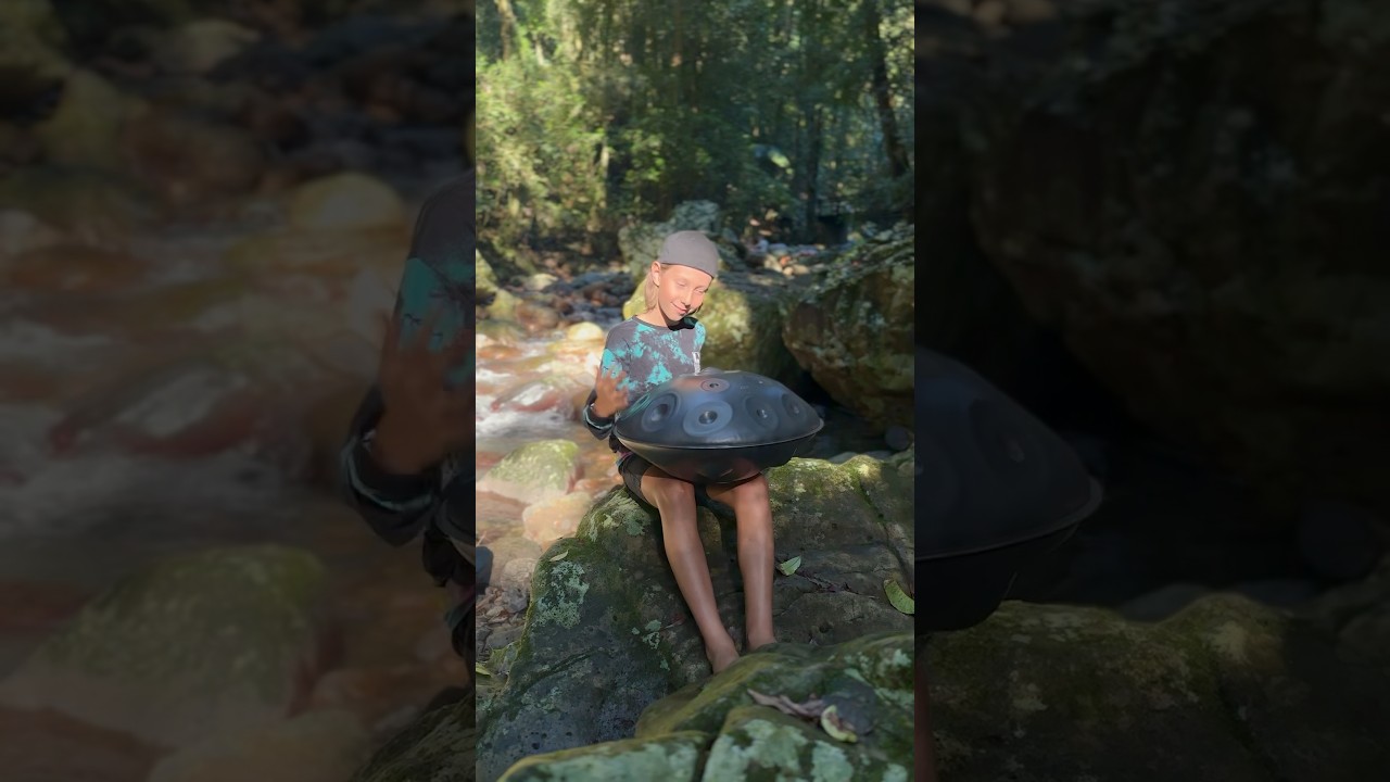 Immersed in all natures beauty. Sunni Holden @CelestialSoundHandpans #nature #music #foryou #love