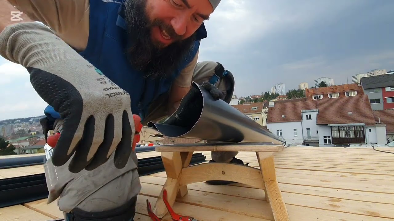 Geometrie okapového systému, klempířské práce 2025 Brno Lukáš Kilinger