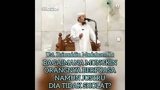 BERPUASA TAPI TIDAK SHOLAT