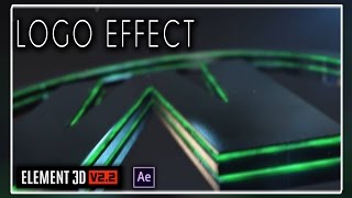 After Effects Logo reveal Effect || Element 3D