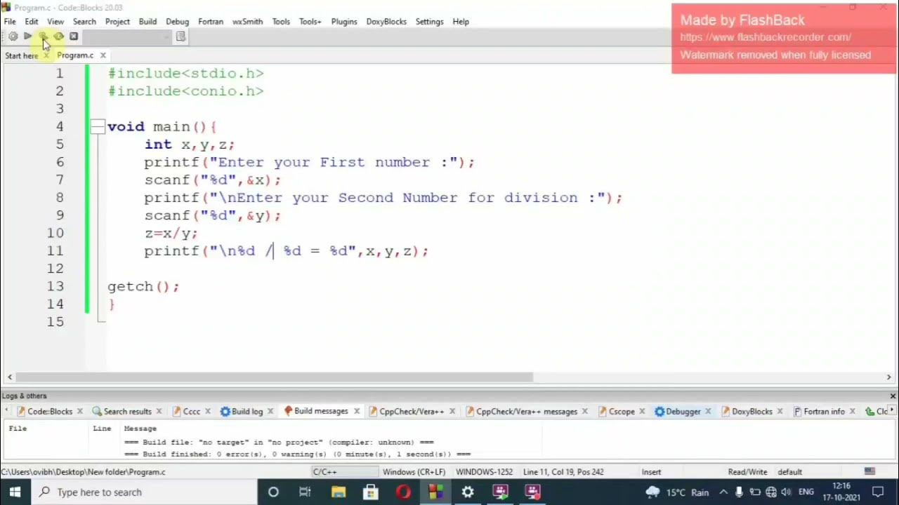 Addition And Multiplication in C | C C++ Programing | Code Blocks - YouTube