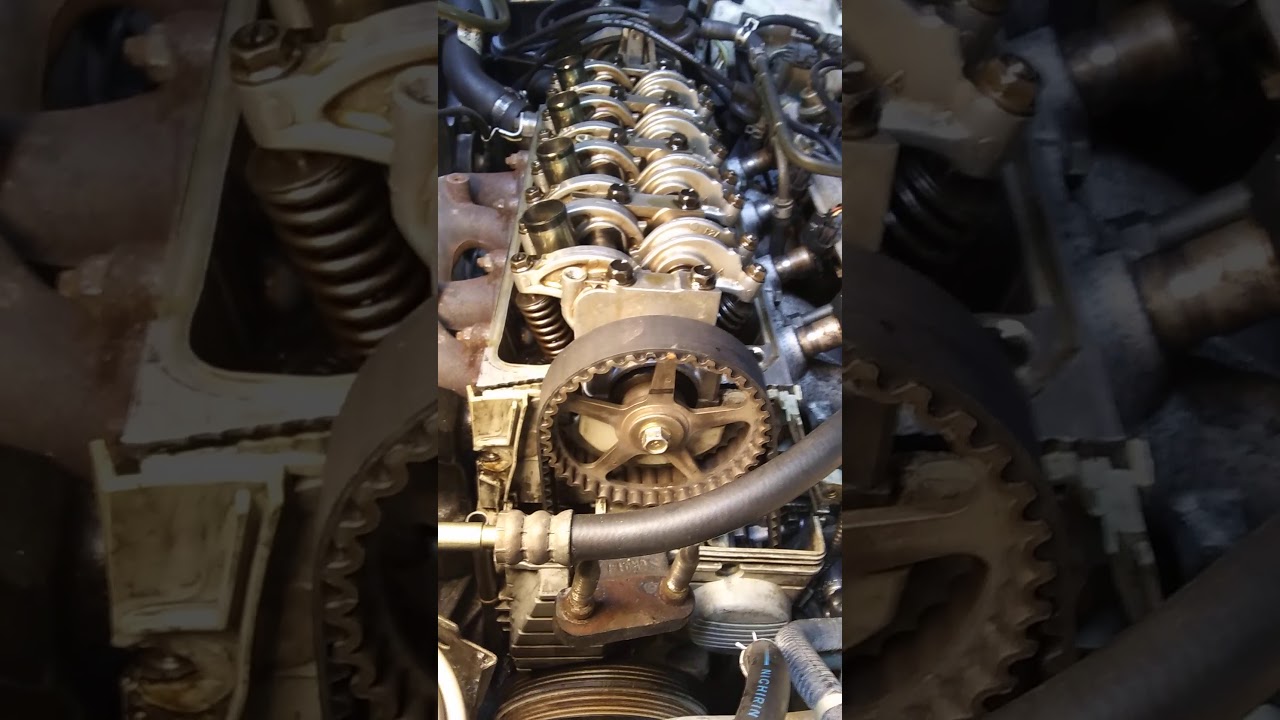 Part 3 Honda Civic timing belt - YouTube