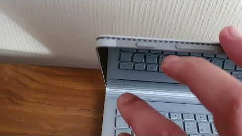 Windows Surface Book how to enter the BIOS UEFI menu boot option key combination