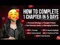 My schedule in Short | Solving PYQ & SHORT NOTES !!