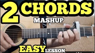 Miniatura de vídeo de "2 Open Chords 5 Easy Hindi Songs on Guitar For Beginners - Bollywood Guitar Mashup by Fuxino"