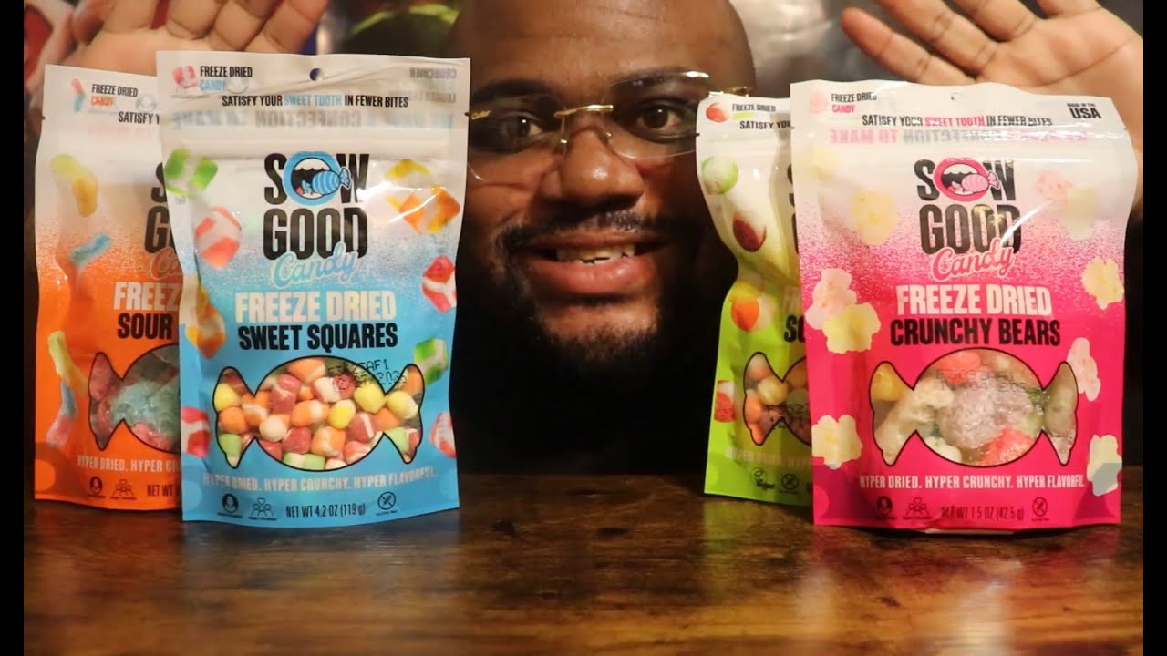 ASMR Eating Freeze Dried Candy - YouTube