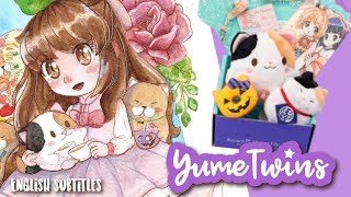 Drawing inspired by the YUME TWINS BOX surprise box from Japan! | Diana Díaz